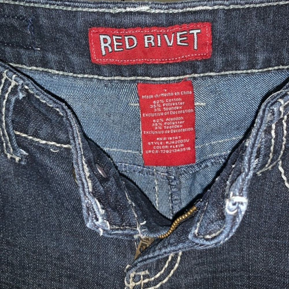 🖤 Red Rivet Trinity Jeans - Picture 8 of 8